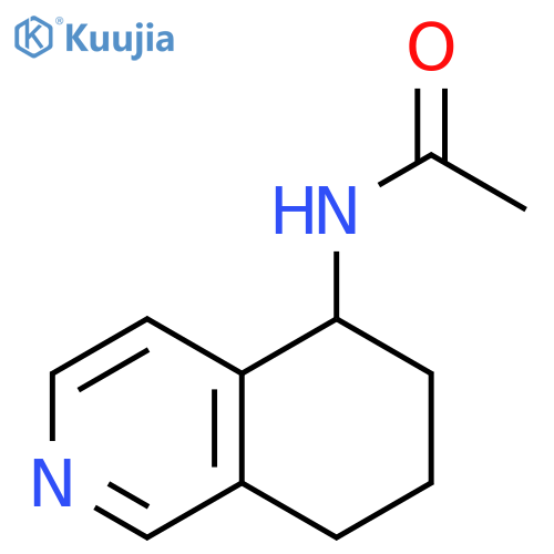 Acetamide, N-(5,6,7,8-tetrahydro-5-isoquinolinyl)- structure