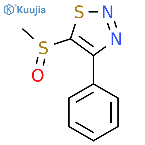 METHYL(4-PHENYL-1,2,3-THIADIAZOL-5-YL)SULFONIUMOLATE structure