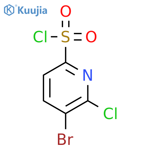 2-Pyridinesulfonyl chloride, 5-bromo-6-chloro- structure