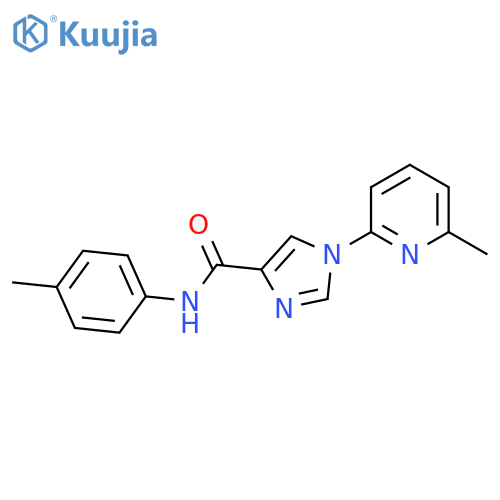 N-(4-Methylphenyl)-1-(6-methyl-2-pyridinyl)-1H-imidazole-4-carboxamide structure