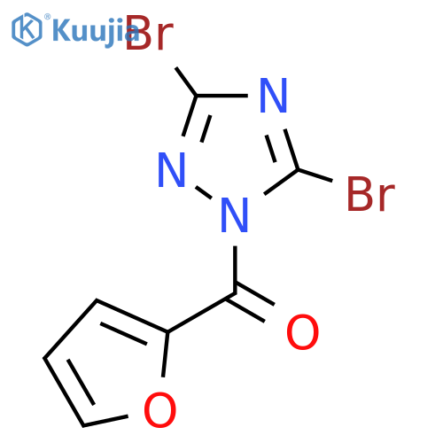 (3,5-DIBROMO-1H-1,2,4-TRIAZOL-1-YL)(2-FURYL)METHANONE structure