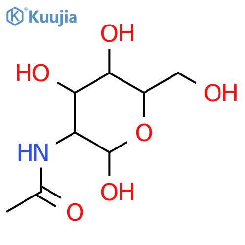 N-Acetyl-D-2-13Cglucosamine structure