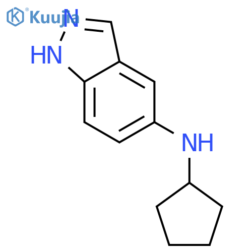 N-Cyclopentyl-1H-indazol-5-amine structure