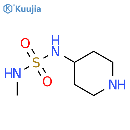 methyl[(piperidin-4-yl)sulfamoyl]amine structure