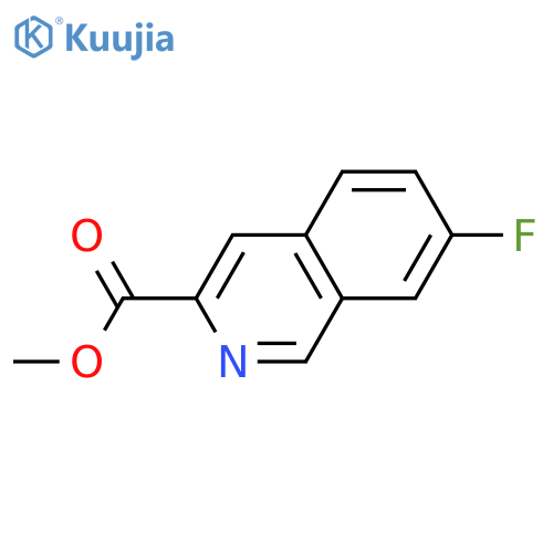 Methyl 7-fluoroisoquinoline-3-carboxylate structure