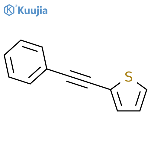 2-(phenylethynyl)thiophene structure