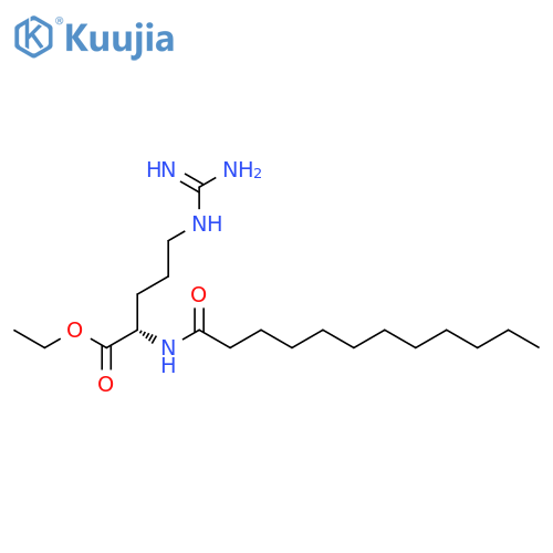 N(alpha)-lauroylarginine ethyl ester structure