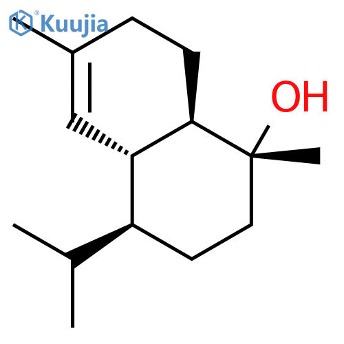 1-Naphthalenol,1,2,3,4,4a,7,8,8a-octahydro-1,6-dimethyl-4-(1-methylethyl)-, (1R,4S,4aR,8aR)- structure