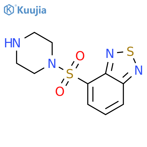4-(piperazine-1-sulfonyl)-2λ?,1,3-benzothiadiazole structure