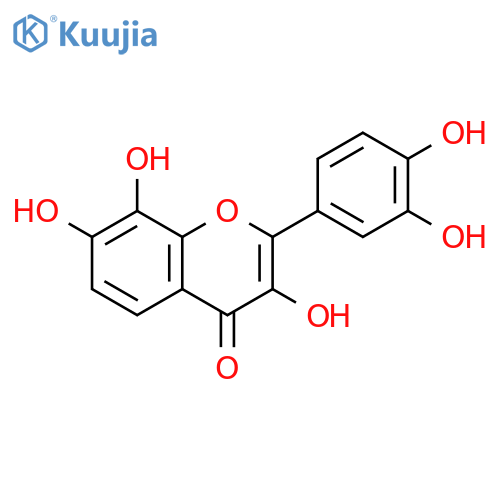 3,7,8,3',4'-Pentahydroxyflavone structure