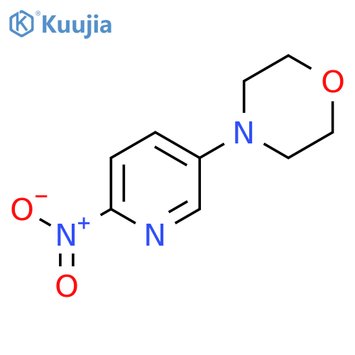 4-(6-Nitro-3-pyridyl)morpholine structure
