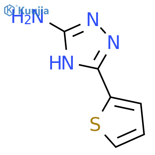 3-(Thiophen-2-yl)-1H-1,2,4-triazol-5-amine structure