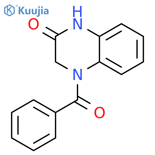 4-benzoyl-1,2,3,4-tetrahydroquinoxalin-2-one structure