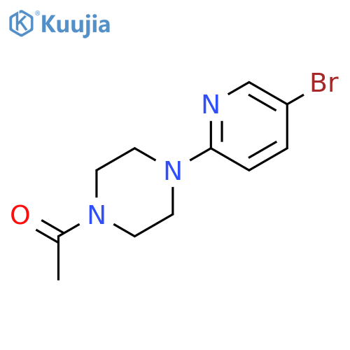 2-(4-Acetylpiperazino)-5-bromopyridine structure