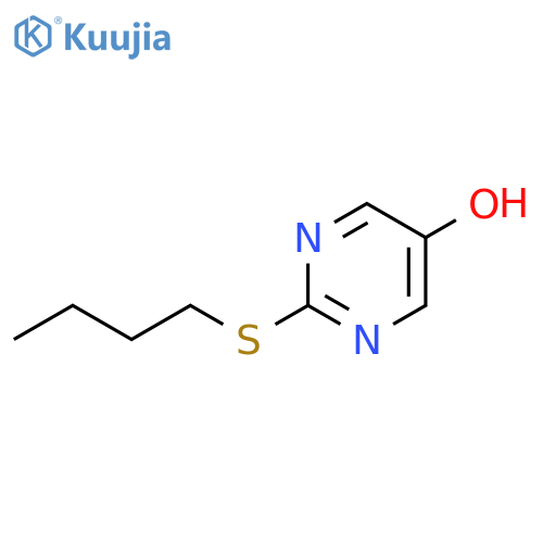 2-(Butylsulfanyl)pyrimidin-5-ol structure