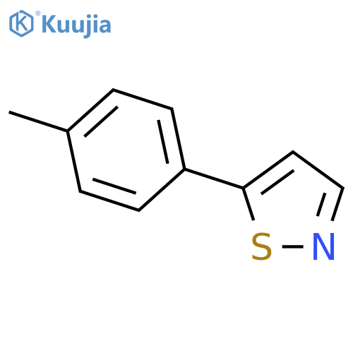 Isothiazole,5-(4-methylphenyl)- structure