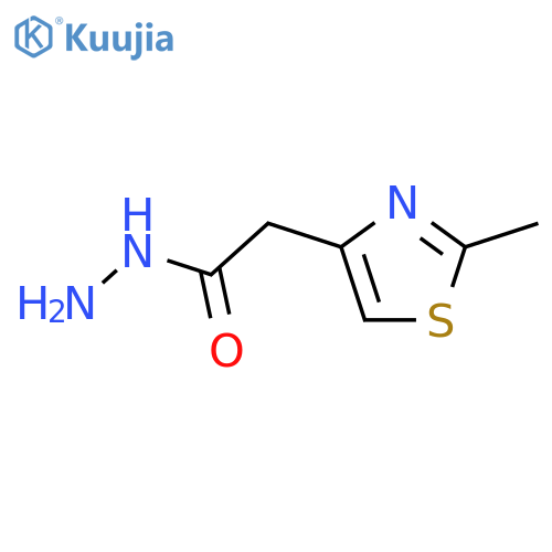 2-(2-methyl-1,3-thiazol-4-yl)acetohydrazide structure
