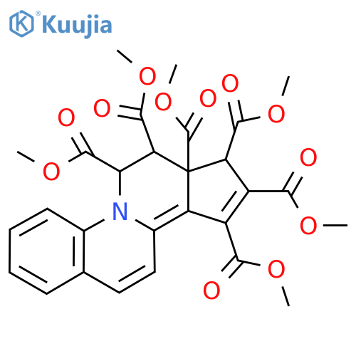 Hexamethyl 1-azatetracyclo[8.7.0.02,7.011,15]heptadeca-2,4,6,8,10,12-hexaene-12,13,14,15,16,17-hexacarboxylate structure
