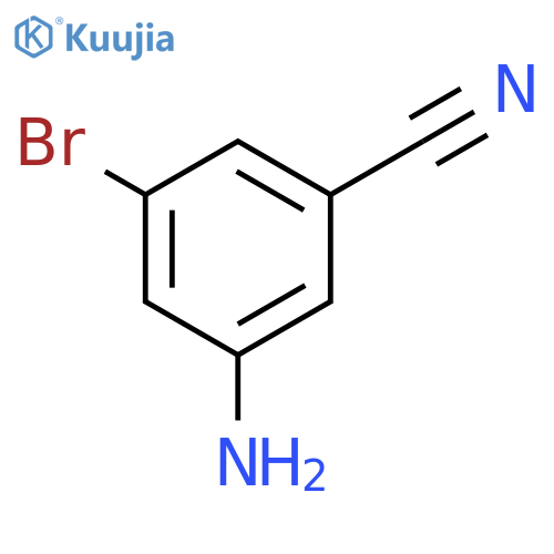 3-amino-5-bromobenzonitrile structure