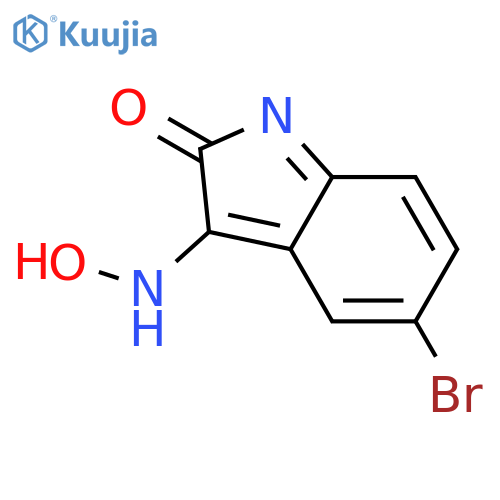 5-Bromo-3-(hydroxyimino)-2,3-dihydro-1h-indol-2-one structure