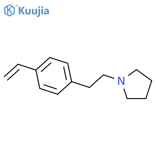 Pyrrolidine, 1-[2-(4-ethenylphenyl)ethyl]- structure
