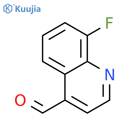 8-fluoroquinoline-4-carbaldehyde structure