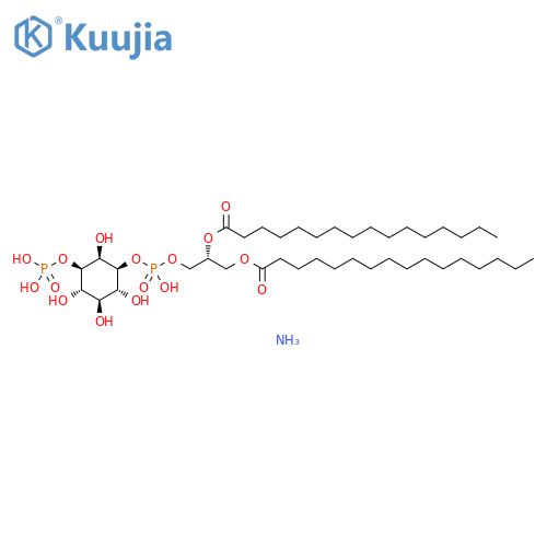 Phosphatidylinositol 3-phospha1,2-dipalmitoyl NH4+ salt structure