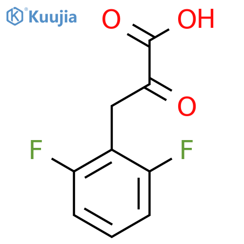 3-(2,6-Difluorophenyl)-2-oxopropanoic acid structure