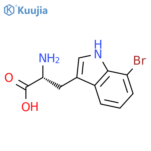 7-BROMO-D-TRYPTOPHAN structure