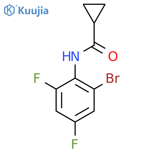 N-(6-Bromo-2,4-difluorophenyl)cyclopropylformamide structure