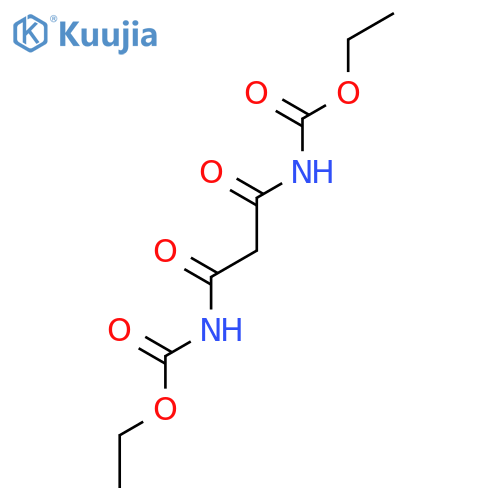 Diethyl malonyldicarbamate structure