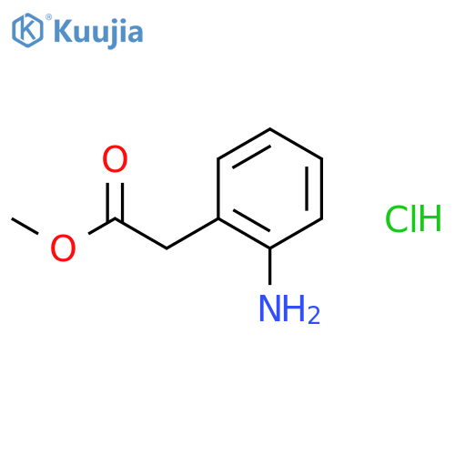 Methyl 2-(2-aminophenyl)acetate hydrochloride structure