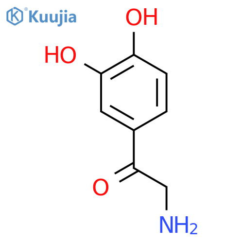 Ethanone,2-amino-1-(3,4-dihydroxyphenyl)- structure