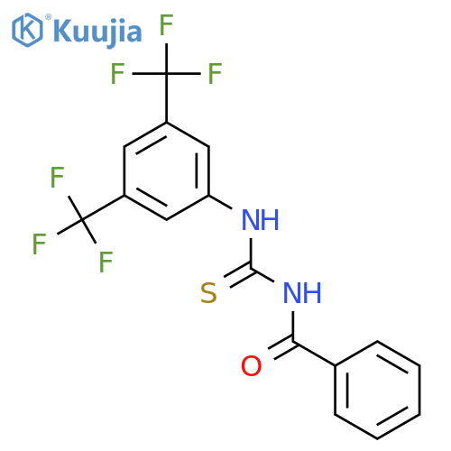 1-(3,5-Bis(trifluoromethyl)phenyl)-3-benzoylthiourea structure