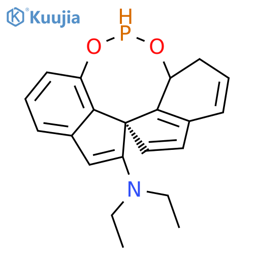 (11Ar)-N,N-diethyl-4,5,6,7-tetrahydrodiindeno[7,1-de:1',7'-fg][1,3,2]dioxaphosphocin-12-amine structure