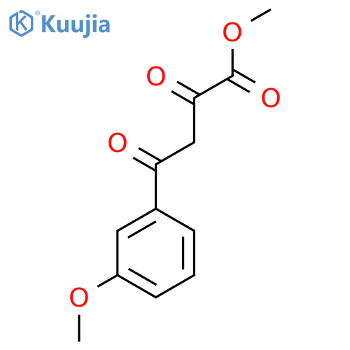 Methyl 4-(3-methoxyphenyl)-2,4-dioxobutanoate structure