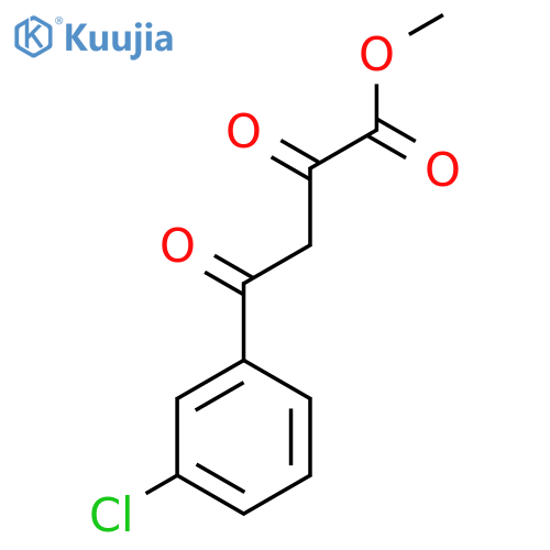 Methyl 4-(3-chlorophenyl)-2,4-dioxobutanoate structure