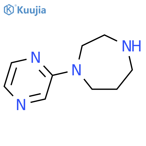 1-Pyrazin-2-yl-1,4diazepane structure