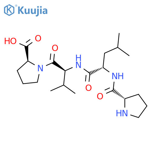 L-PROLINE, L-PROLYL-L-LEUCYL-L-VALYL- structure