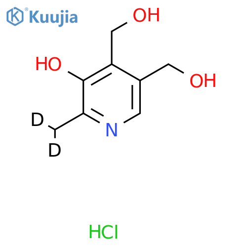 Pyridoxine-d2 Hydrochloride structure