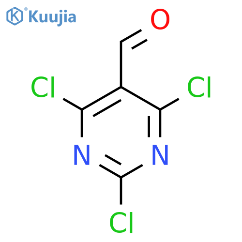 2,4,6-Trichloropyrimidine-5-carbaldehyde structure
