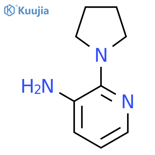 2-(pyrrolidin-1-yl)pyridin-3-amine structure