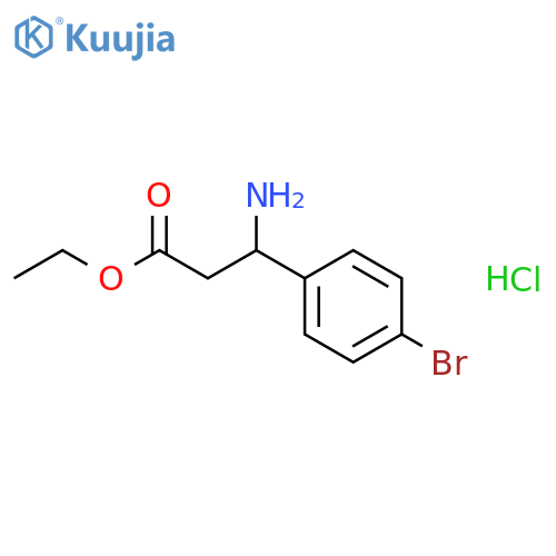 Ethyl 3-Amino-3-(4-bromophenyl)propanoate Hydrochloride structure