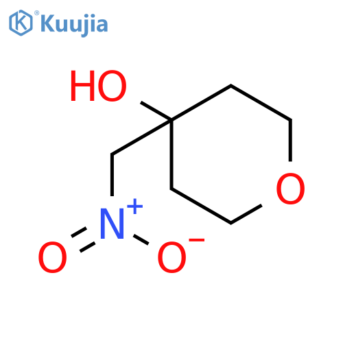 2H-Pyran-4-ol, tetrahydro-4-(nitromethyl)- structure