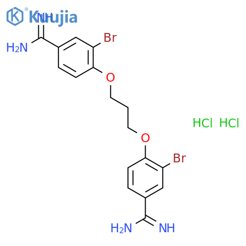 Dibromopropamidine Dihydrochloride structure
