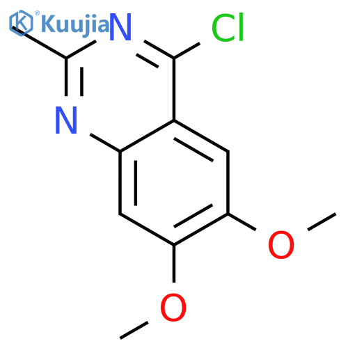 4-chloro-6,7-dimethoxy-2-methyl-quinazoline structure