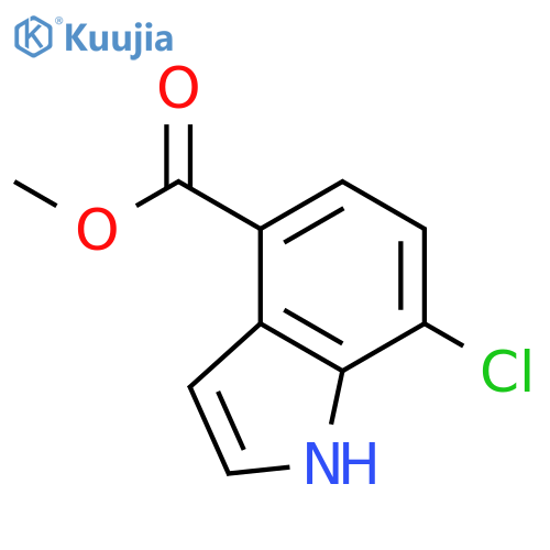 Methyl 7-chloro-1H-indole-4-carboxylate structure