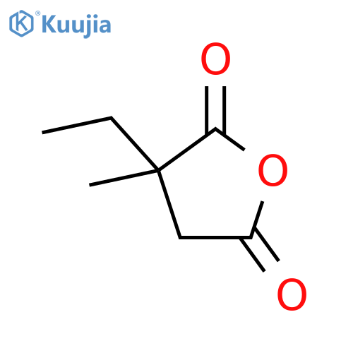 3-ethyl-3-methyloxolane-2,5-dione structure