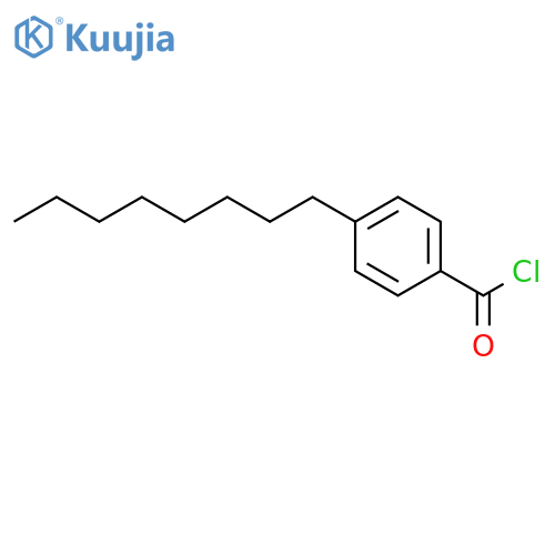 Benzoyl chloride,4-octyl- structure