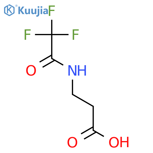 3-(trifluoroacetamido)propanoic acid structure